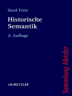 cover image of Historische Semantik